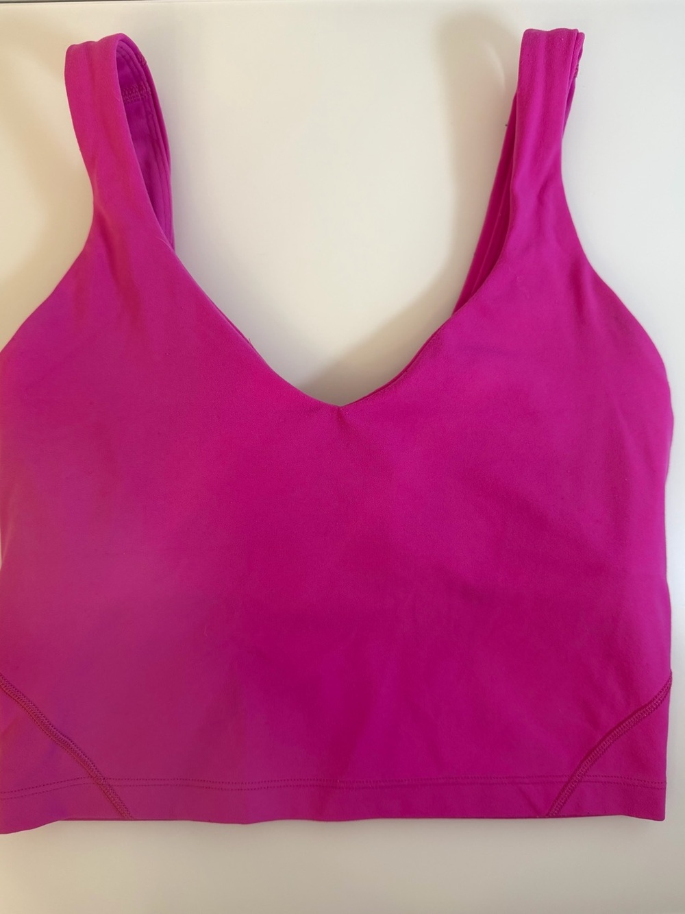 lululemon athletica Hot Pink Active Crop Tank Size 2